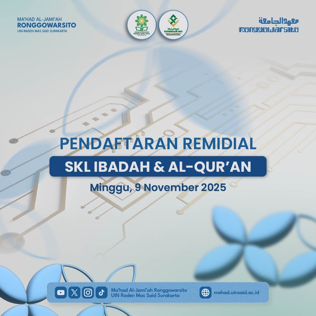 Pendaftaran Remidial SKL Ibadah dan Al-Qur'an Gelombang Terakhir 2025