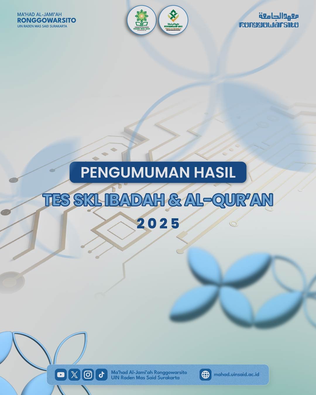 Hasil Tes SKL Ibadah & Al-Qur'an 2025
